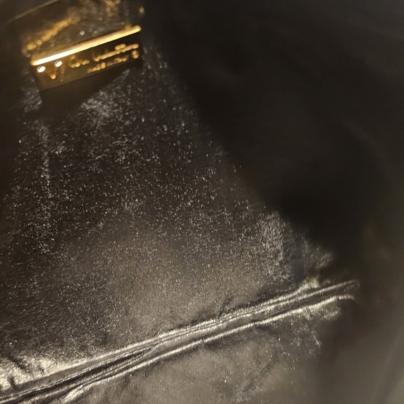 Mario Valentino blk clutch EUC - Picture 6 of 8